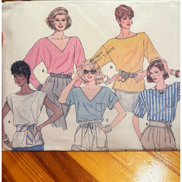 Butterick Accessories - Vintage 1980s Sewing Patterns Lot of 5 - McCall's, Simplicity, Butterick - Retro